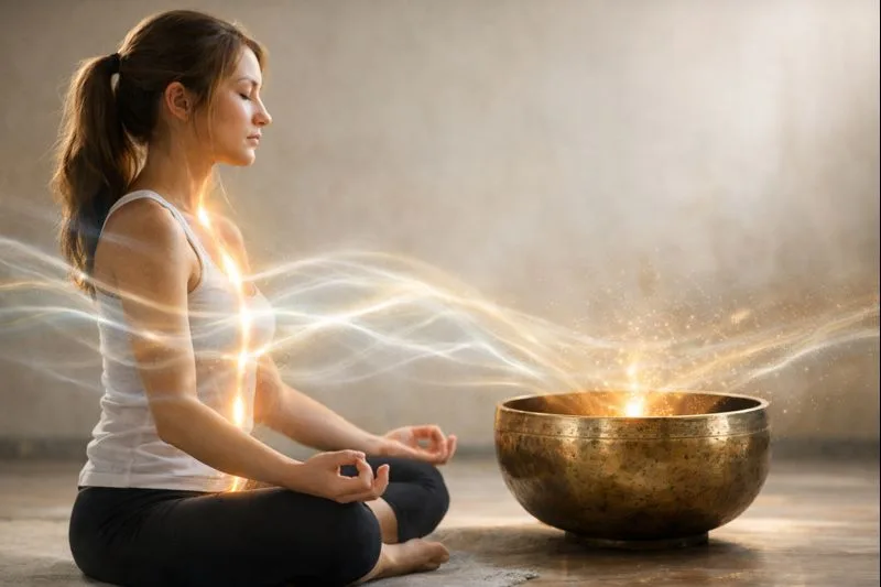 efectos de la resonancia de los cuencos tibetanos