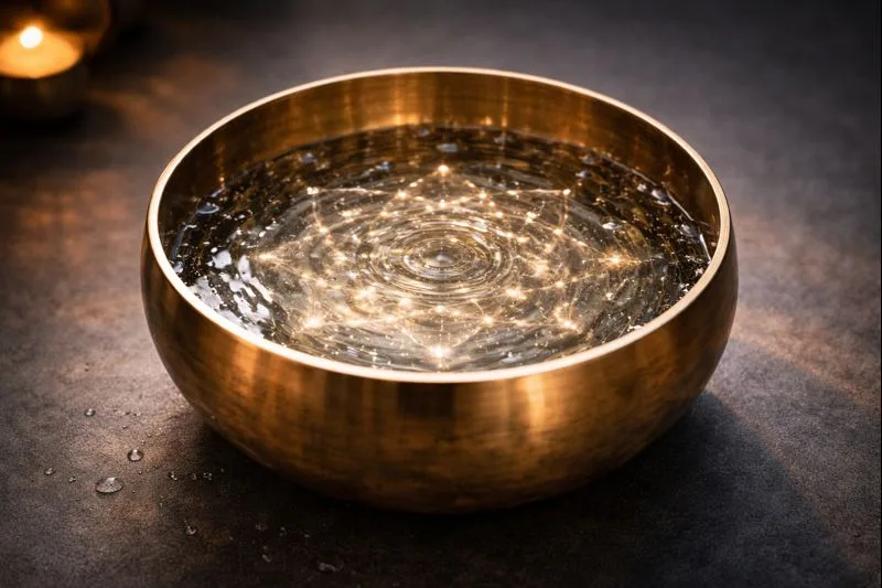 La Magia de los Cuencos Tibetanos con Agua 3