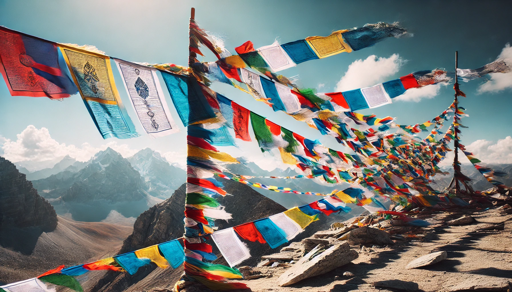 Banderas de Oración Tibetanas