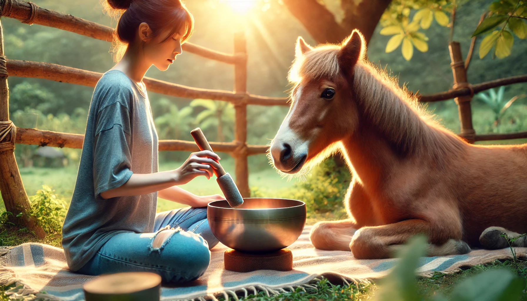 cuencos tibetanos sanación animal