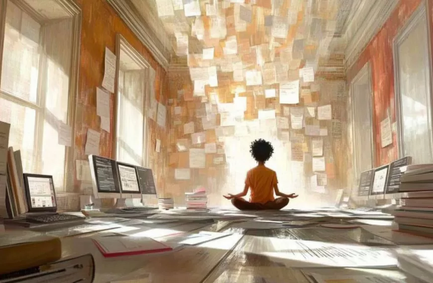 meditación en el día laboral