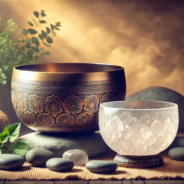 Cuencos tibetanos vs. cuencos de cuarzo guía completa
