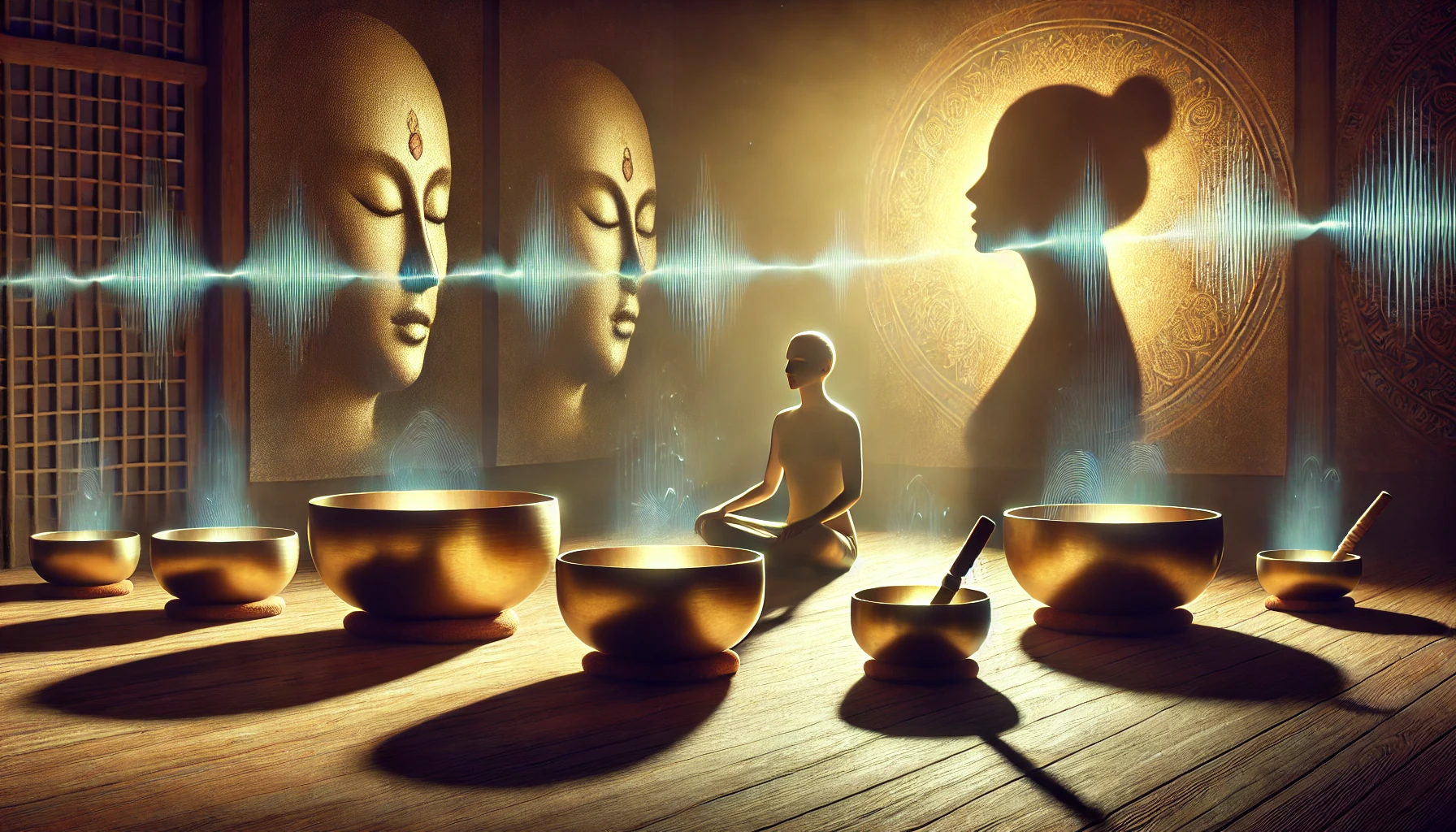 cuencos tibetanos trabajo de sombras