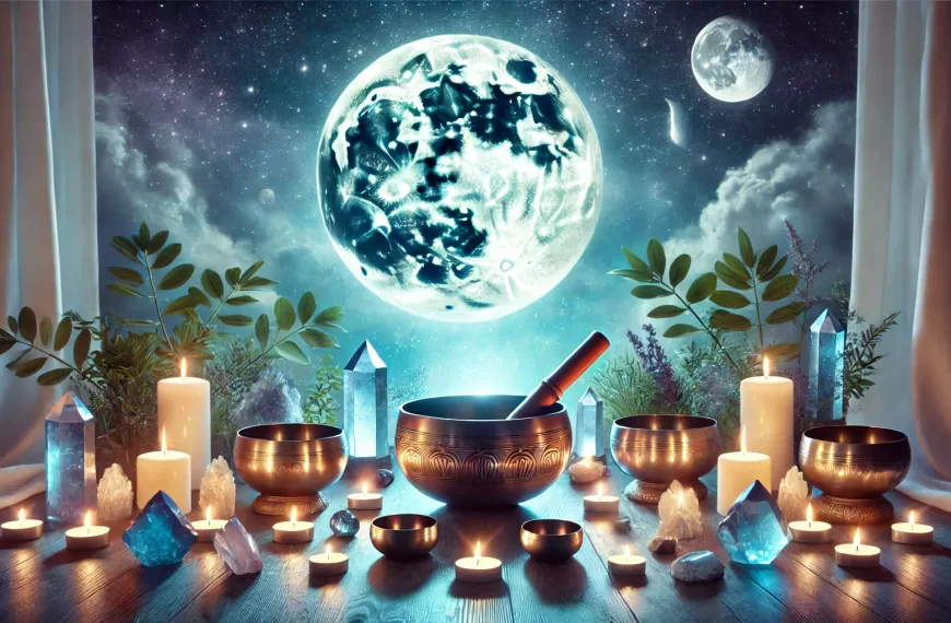 Cuencos Tibetanos y Luna