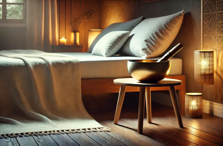 cuencos tibetanos antes de dormir