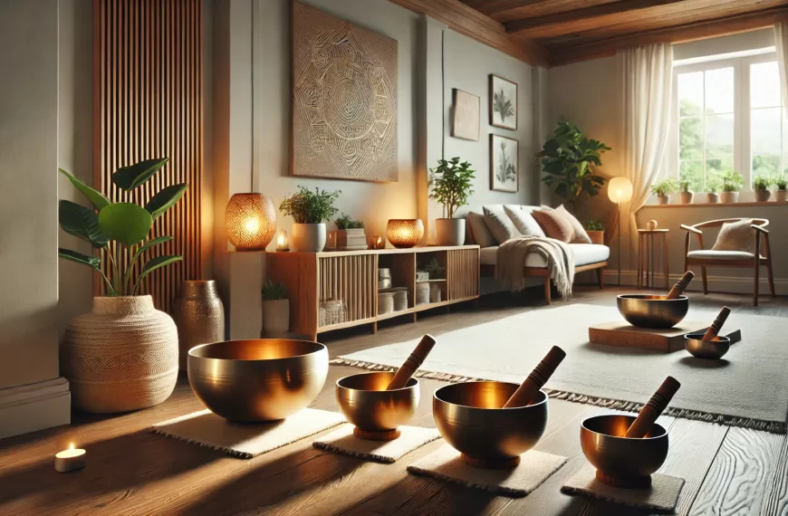 cuencos tibetanos y energía del hogar