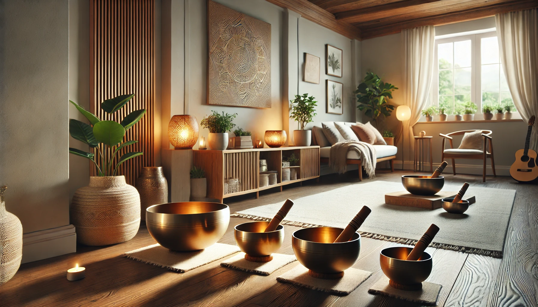 cuencos tibetanos y energía del hogar