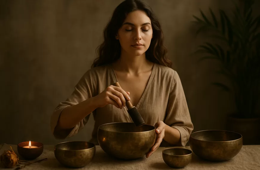 cuencos tibetanos y energía femenina