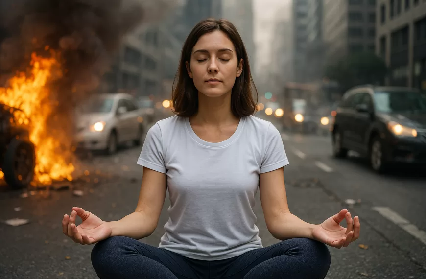 paz meditación caos