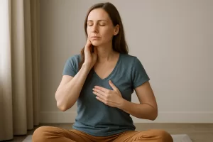 meditación aliviar tensión mandíbula