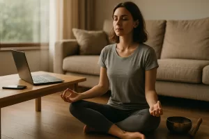 meditación balance trabajo vida