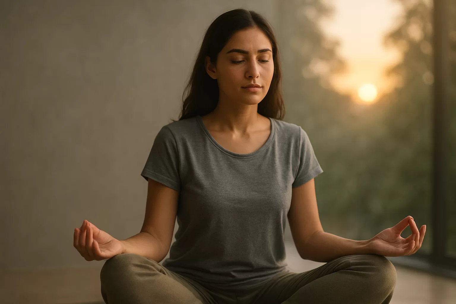 meditación sobrecarga emocional