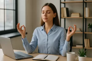 meditación jornada laboral